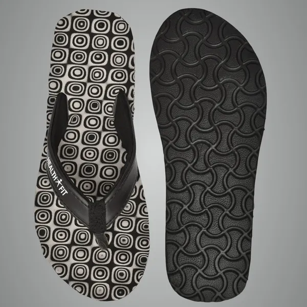 Gray_Rubber_Pull-On_Slipper_For_Women