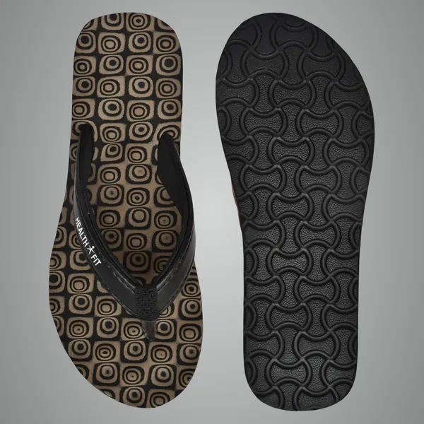 Brown_Rubber_Pull-On_Slipper_For_Women