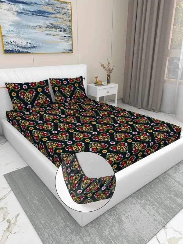 Jaipuri_Multi_premium_Fitted_Elastic_Bedsheet_With_Tow_Pillow_Covers_(72x78xUp_To_10_Inches_)_&_360_Degree_Elasticated_|_BS