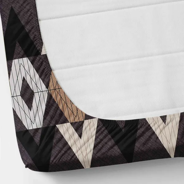 Black_Diamond_220_TC__Fitted_Elastic_Bedsheet_With_Tow_Pillow_Covers_(72x78xUp_To_10_Inches_)_&_360_Degree_Elasticated