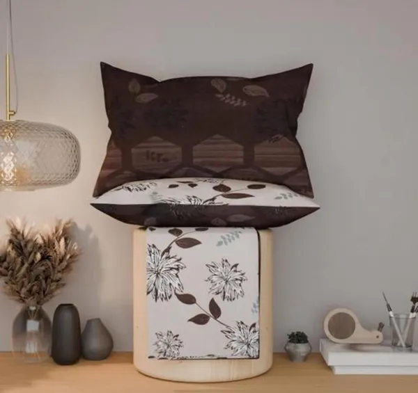 Brown_220_TC__Cotton_All_Round_Elastic_Fitted_Bedsheet_With_Tow_Pillow_Covers_(72x78xUp_To_10_Inches_)_&_360_Degree_Elasticated