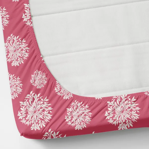 Pink_White_220_TC__Cotton_All_Round_Elastic_Fitted_Bedsheet_With_Tow_Pillow_Covers_(72x78xUp_To_10_Inches_)_&_360_Degree_Elasticated