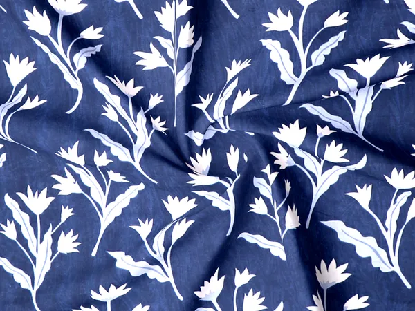 Blue_Flower__220_TC__Cotton_All_Round_Elastic_Fitted_Bedsheet_With_Tow_Pillow_Covers_(72x78xUp_To_10_Inches_)_&_360_Degree_Elasticated