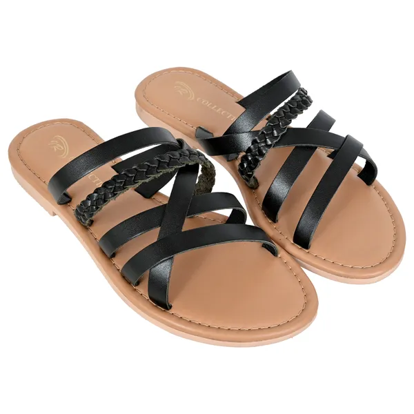 Black_Leather_Braided_Strap_Slide_For_Women