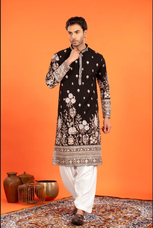 Rehansh_-_Regal_Black_Heritage_Embroidered_Kurta_With_Patiala_|_Wedding_Ethnic_Wear