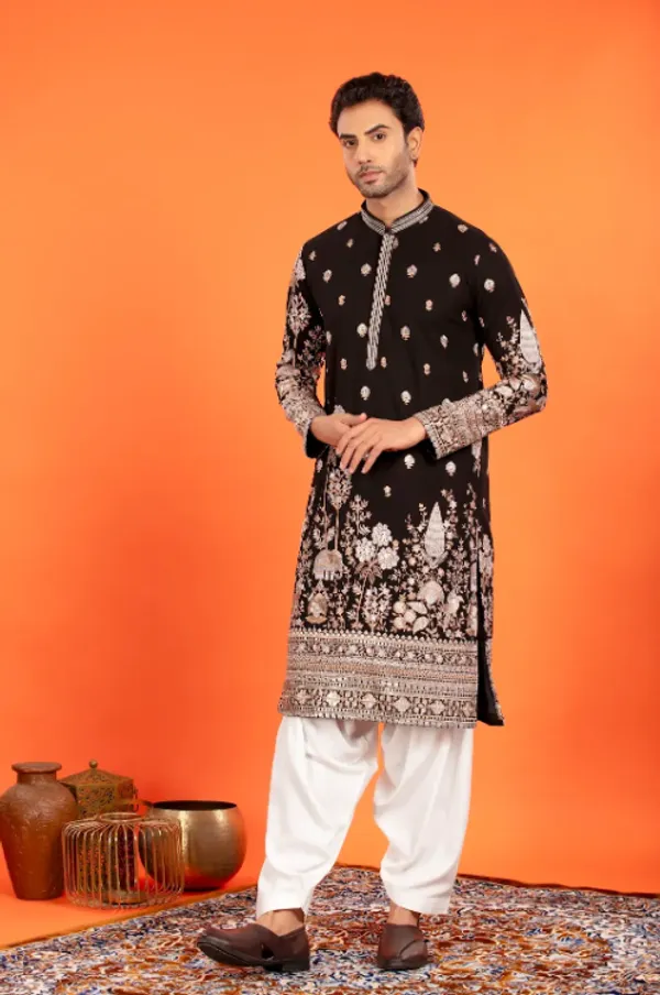 Rehansh_-_Regal_Black_Heritage_Embroidered_Kurta_With_Patiala_|_Wedding_Ethnic_Wear