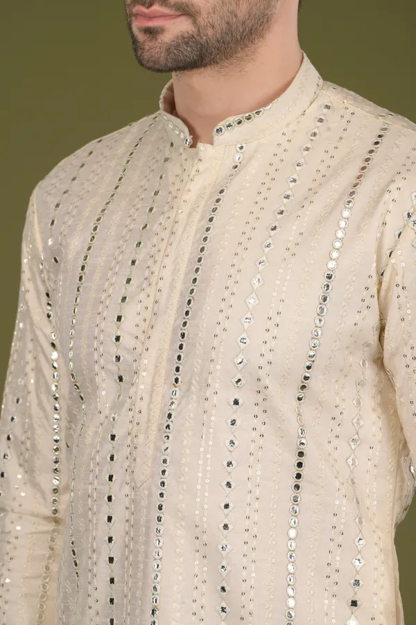 Noor_-_Ziya_Mirror_Kurta_Set_(Ivory)