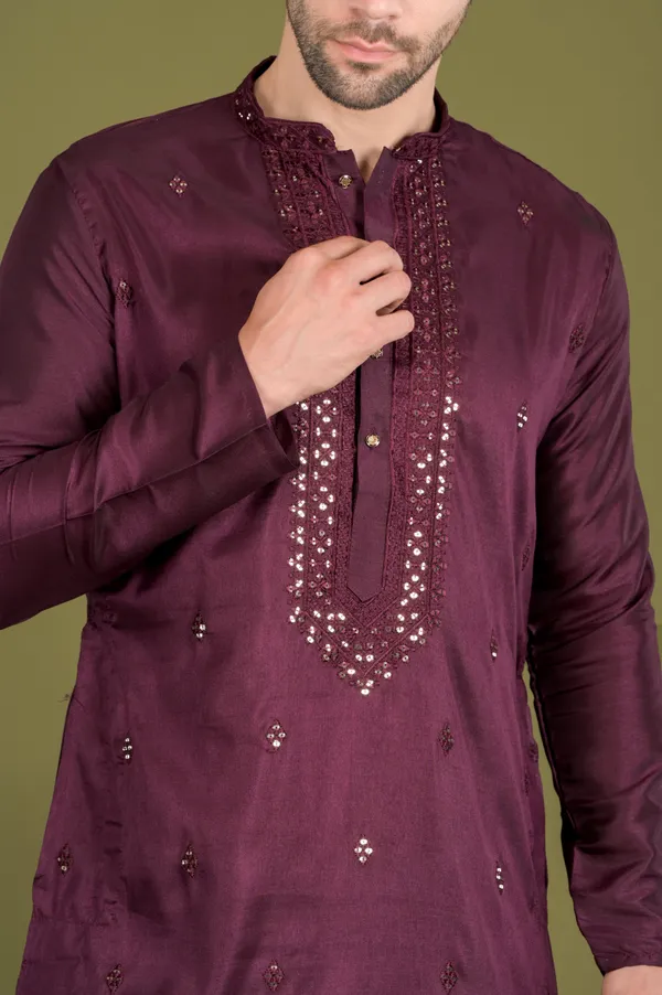 Kanak_-_Royal_Plum_Sequin_Embroidered_Kurta_Set