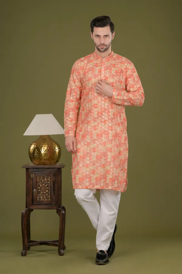 Naksh_-_Sunset_Mosaic_Embroidered_Digital_Print_Kurta_Set