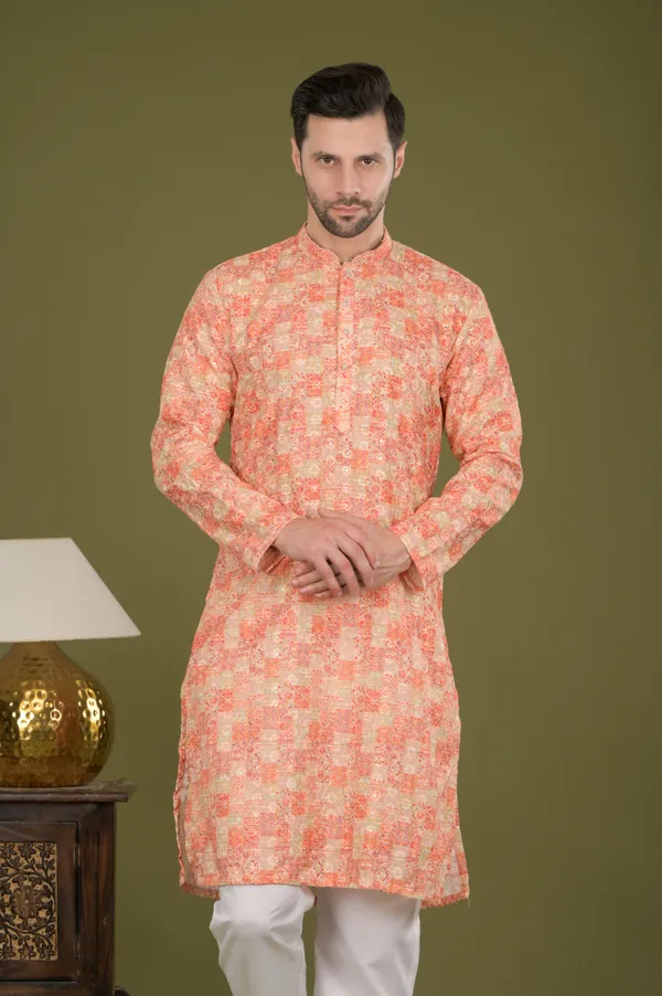 Naksh_-_Sunset_Mosaic_Embroidered_Digital_Print_Kurta_Set