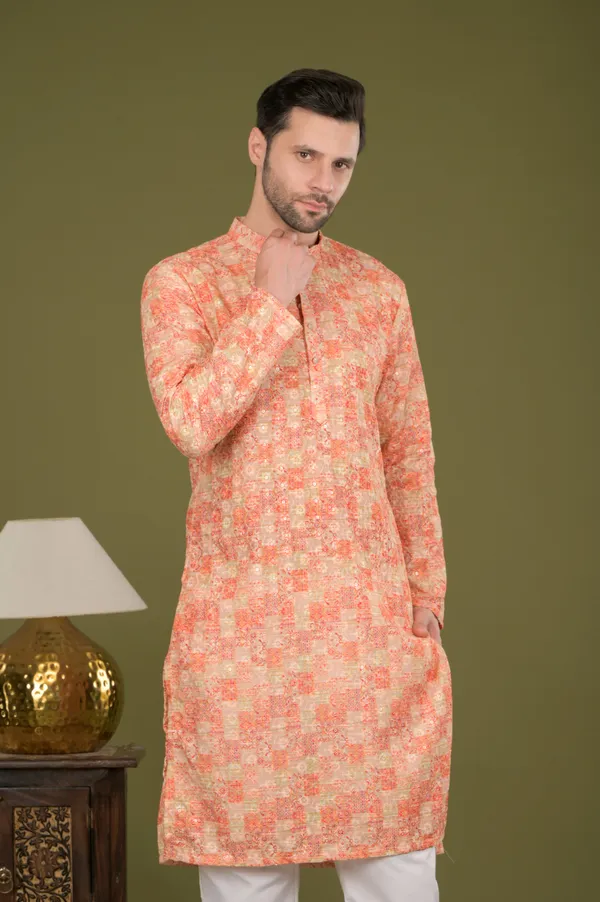 Naksh_-_Sunset_Mosaic_Embroidered_Digital_Print_Kurta_Set