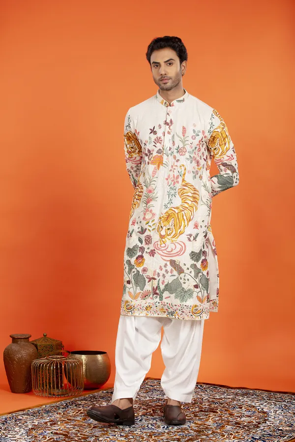 Arindam-_Ivory_Majesty_Embroidered_Kurta_with_Patiala_|_Wedding_Ethnic_Wear