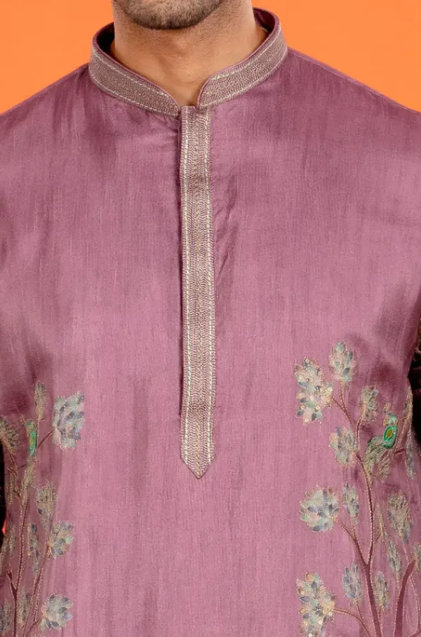 Vayun_-_Royal_Mauve_Heritage_Print_Kurta_With_Patiala_|_Wedding_Ethnic_Wear