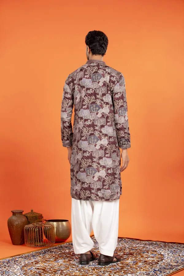 Zarham_Opulent_Maroon_Floral_Brocade_Kurta_Patiala_Set_|_Wedding_Ethnic_Wear