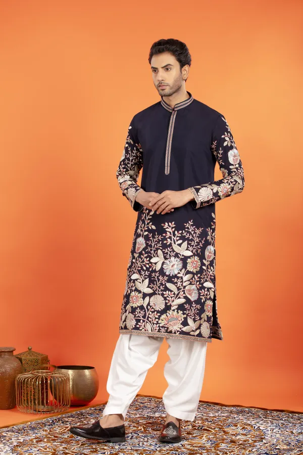 Aarosh_Midnight_Blue_Embroidered_Kurta_with_Patiala_|_Wedding_Ethnic_Wear