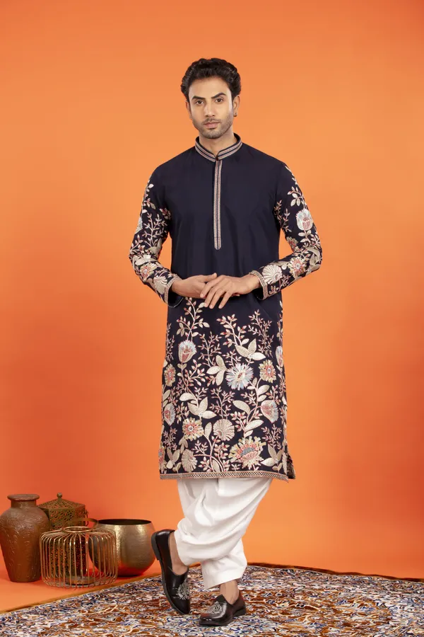 Aarosh_Midnight_Blue_Embroidered_Kurta_with_Patiala_|_Wedding_Ethnic_Wear