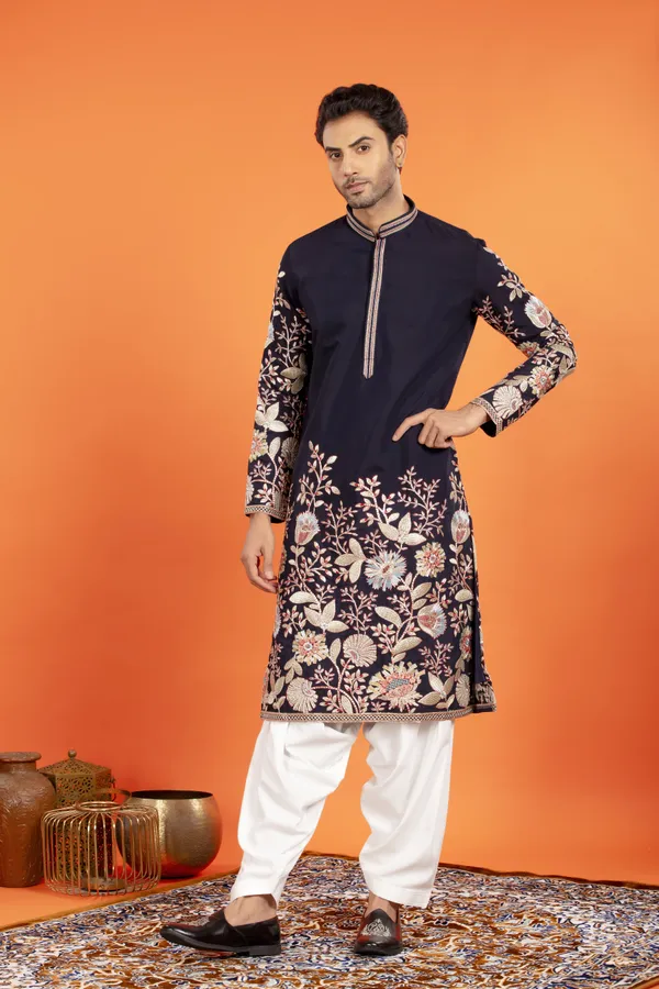 Aarosh_Midnight_Blue_Embroidered_Kurta_with_Patiala_|_Wedding_Ethnic_Wear
