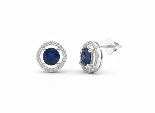 White_And_Blue_Premium_Sapphire_Cluster_Studs_For_Women
