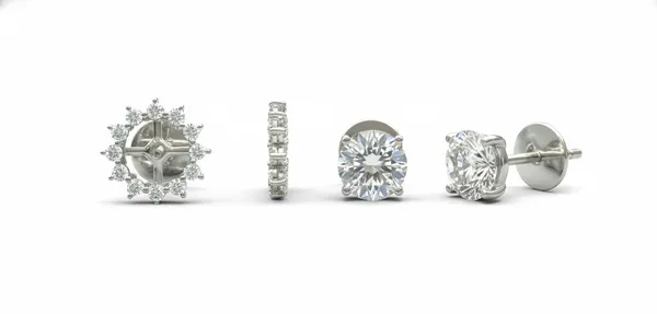 White_Premium_Petal_Halo_Diamond_Earrings_For_Women