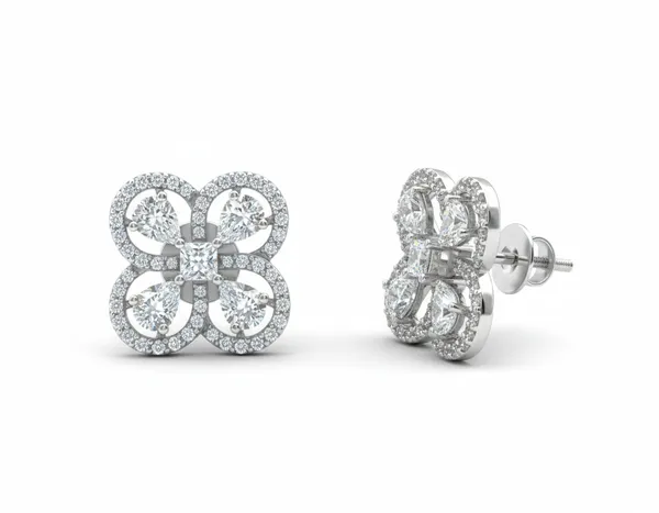 White_Premium_Flower_Earrings_For_Women