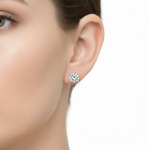 White_Premium_Diamond_Solitaire_Earrings_For_Women