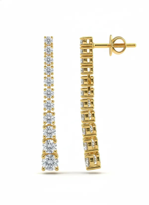 Yellow_Premium_Diamond_Line_Drop_Earrings_For_Women