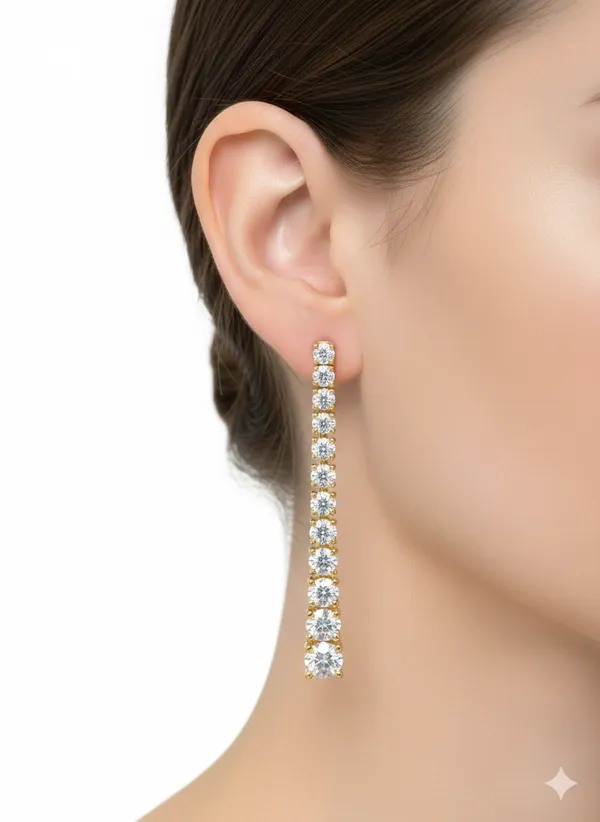 Yellow_Premium_Diamond_Line_Drop_Earrings_For_Women