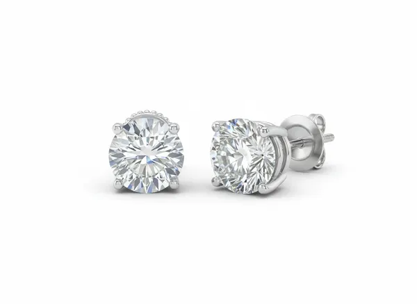White_Premium_Diamond_Solitaire_Earrings_For_Women