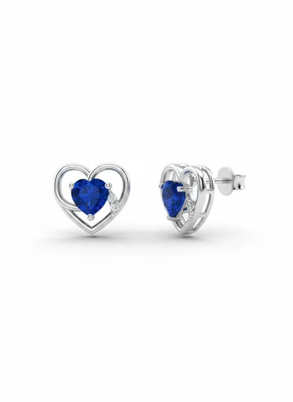 White_And_Blue_Premium_Heart_Gemstone_Studs_For_Women