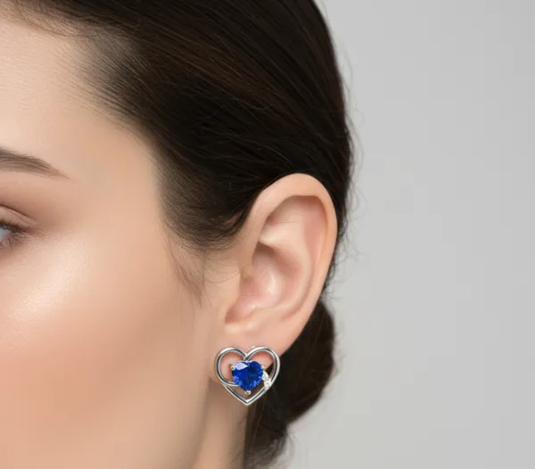 White_And_Blue_Premium_Heart_Gemstone_Studs_For_Women