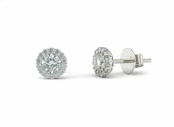 White_Premium_Halo_Earrings_For_Women