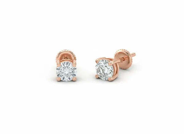 Rose_Gold_Premium_Diamond_Solitaire_Earrings_For_Women