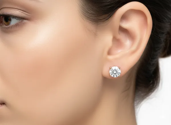 Rose_Gold_Premium_Diamond_Solitaire_Earrings_For_Women