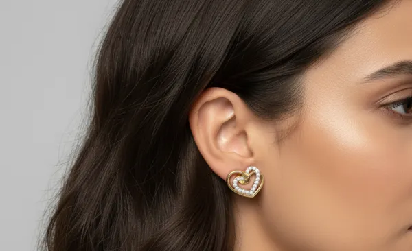 Yellow_Premium_Heart_Shape_Earrings_For_Women