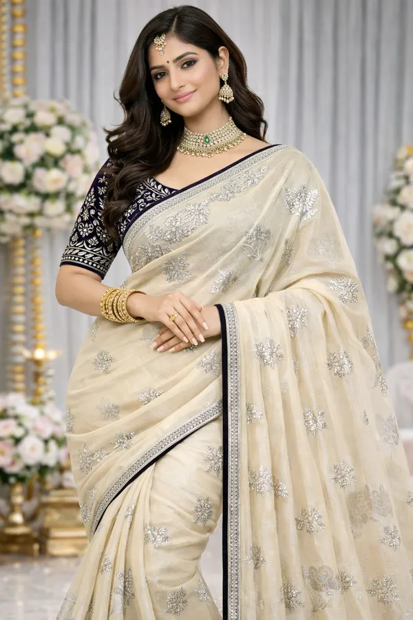 Designer_chiffon_saree_with_contrast