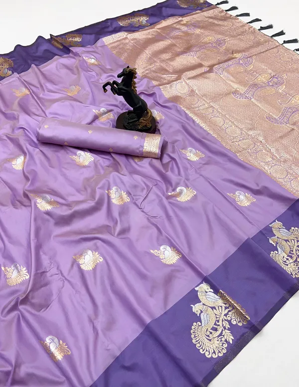 Pure_Soft_Silk_Saree_With_Intricate_Peacock_Motifs