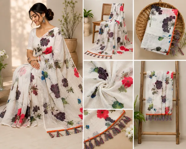 Linen_cotton_Sarees