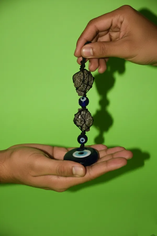 Multicolor_Pyrite_With_Evil_Eye_Hanging_For_Men,Women_And_Kids