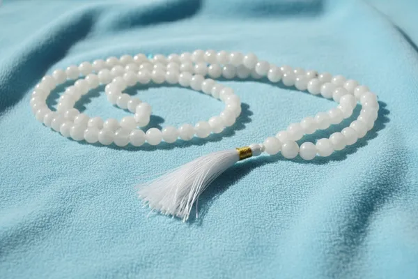 White_Trendy_Stone_Moonstone_Mala_For_Men,Women_And_Kids