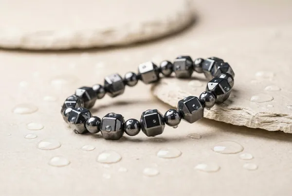 Black_&_Gold_Pyrite_Hematite_Bracelet_For_Men,Women_And_Kids