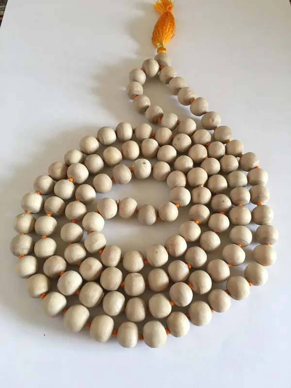 Brown_Trendy_Stone_Tulasi_Mala_For_Men,Women_And_Kids