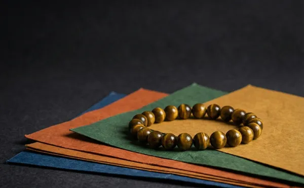 Yellow_&_Black_Tiger_Eye_Bracelet_For_Men,Women_And_Kids