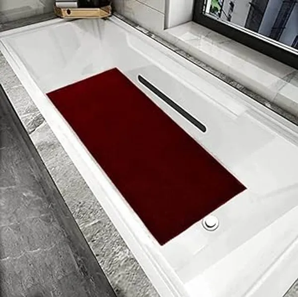 Pack_of_1_Maroon_Rubber_Anti_Skid_Multipurpose_Doormat_Bathroom_Rain_Swimming_Pool_Waterproof_For_Indoor/Outdoor_Home_Office_Entrance_(60*40Cm)