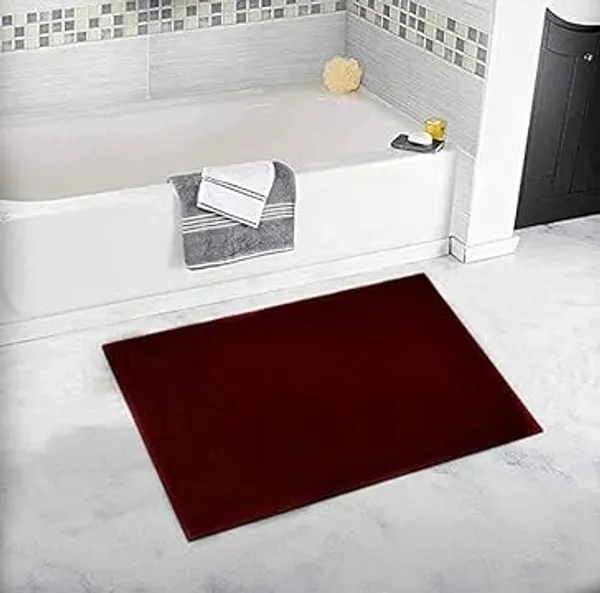 Pack_of_1_Maroon_Rubber_Anti_Skid_Multipurpose_Doormat_Bathroom_Rain_Swimming_Pool_Waterproof_For_Indoor/Outdoor_Home_Office_Entrance_(60*40Cm)