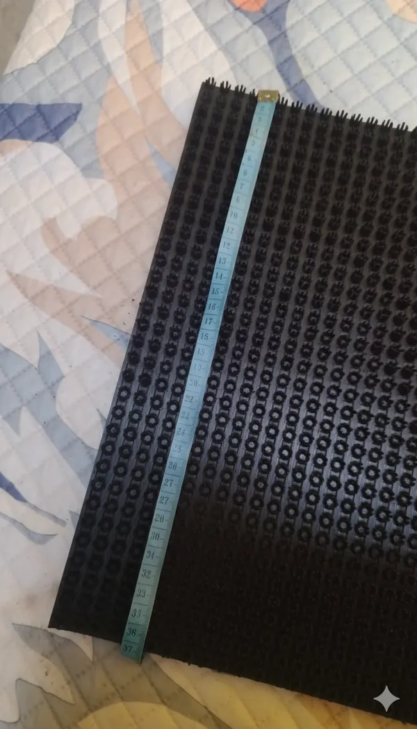 Pack_of_1_Black_Pvc_Stick_Turf_Mat_Foot_Door_Mats_For_Home_Entrance_Floor_Mat_Kitchen_Office_Balcony_Bathroom_Bedroom_Mat_(60X36Cm)