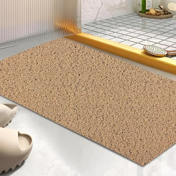 Pack_of_1_Beige_Pvc_Soft_Cushion_Noodle_Rectangular_Mat_Multipurpose_Doormat_Bathroom_For_Indoor/Outdoor_Home_Office_(60X40_Cm)