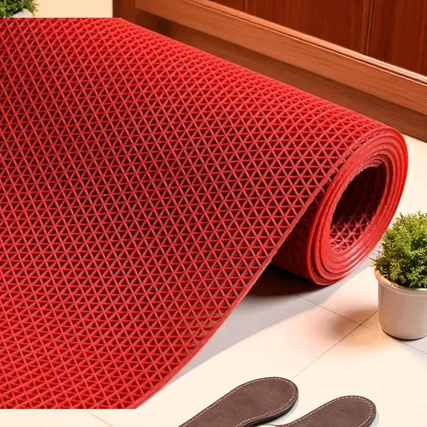Pack_of_1_Red_Rubber_Anti_Skid_Multipurpose_Doormat_Bathroom_Rain_Swimming_Pool_Waterproof_For_Indoor/Outdoor_Home_Office_Entrance_(60*40Cm)