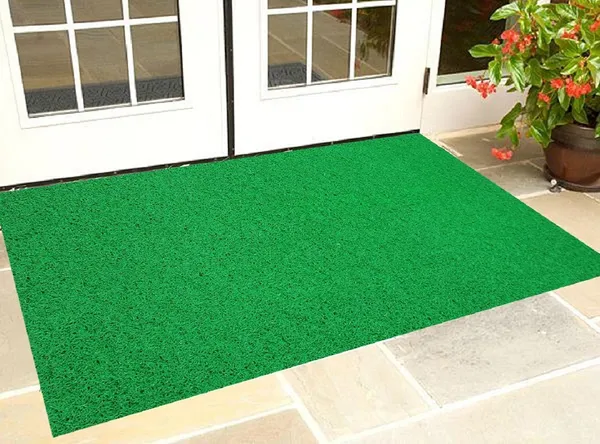 Pack_of_1_Green_Pvc_Soft_Cushion_Noodle_Rectangular_Mat_Multipurpose_Doormat_Bathroom_For_Indoor/Outdoor_Home_Office_(60X40Cm)