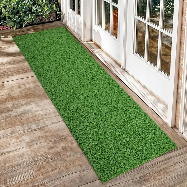 Pack_of_1_Green_Pvc_Soft_Cushion_Noodle_Rectangular_Mat_Multipurpose_Doormat_Bathroom_For_Indoor/Outdoor_Home_Office_(60X40Cm)