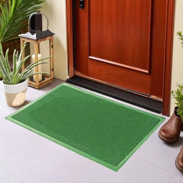 Pack_of_1_Green_Rubber_Anti_Skid_Multipurpose_Doormat_Bathroom_Rain_Swimming_Pool_Waterproof_For_Indoor/Outdoor_Home_Office_Entrance_(60*40Cm)